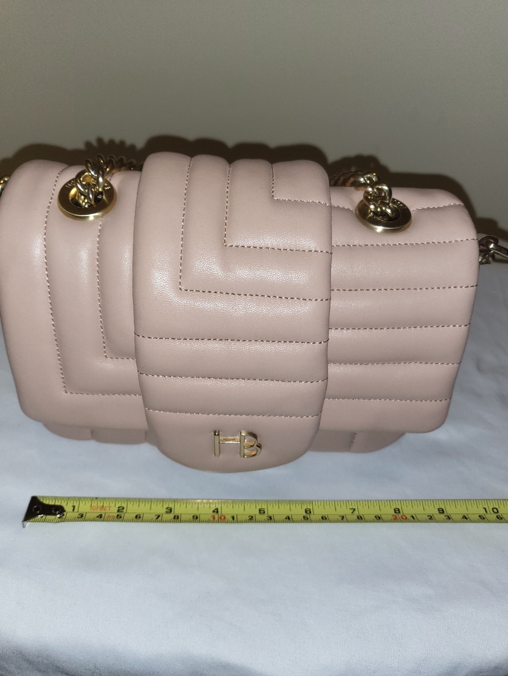 henri bendel Quilted Shoulder Bag in Blush Pink - Picture 3 of 16